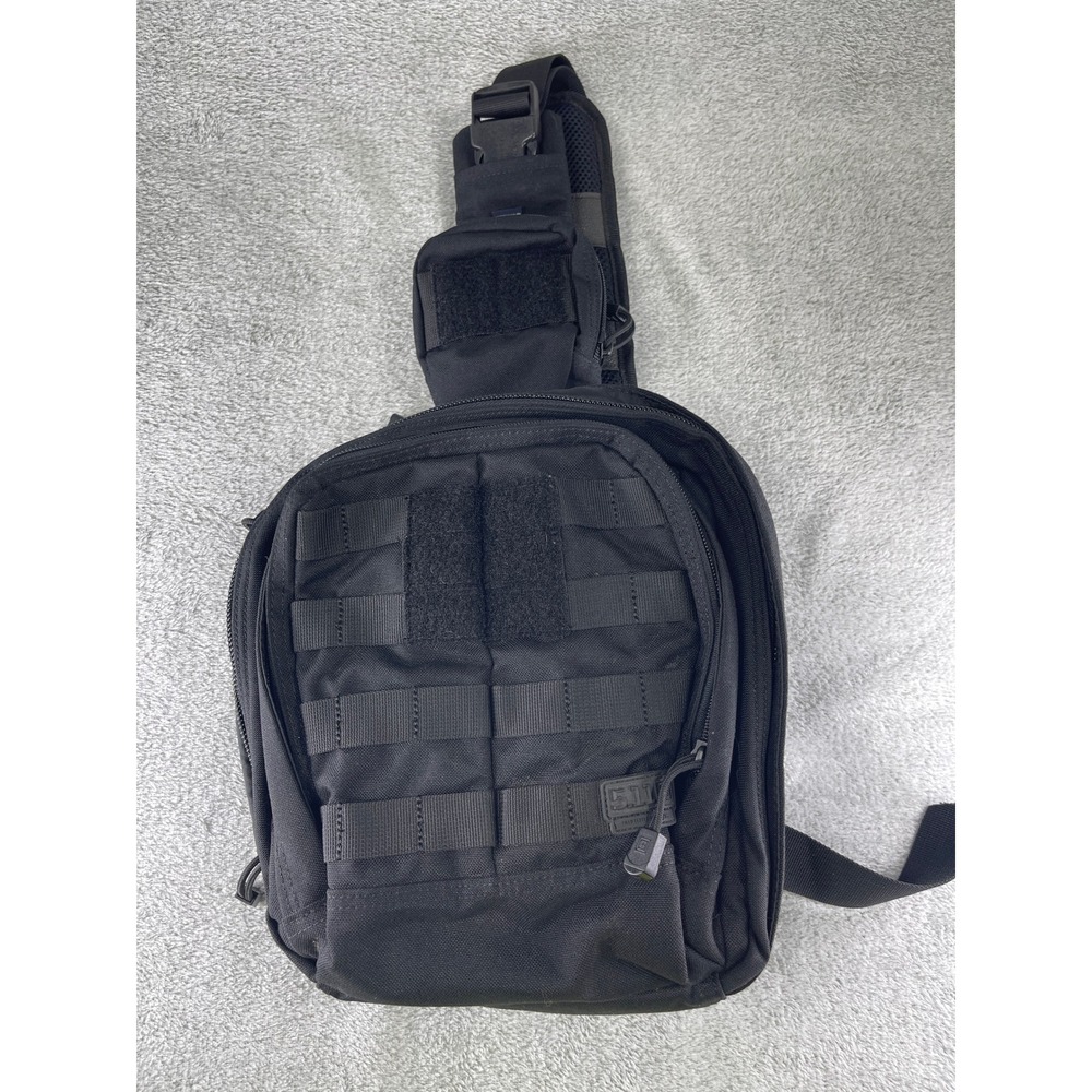 5.11 Tactical Sling Bag Men Black RUSH MOAB 6 Pack MOLLE System Shoulder Bag
